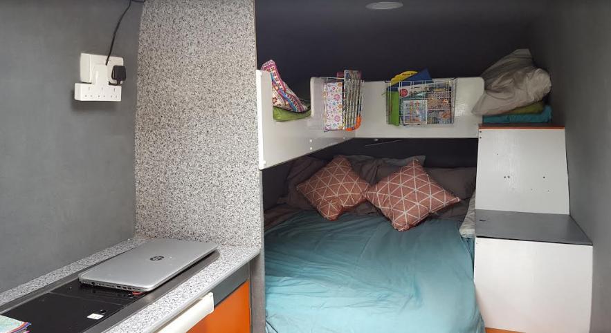 Bunk Beds In A Sprinter Van Conversion, Sprinter Van Bunk Beds