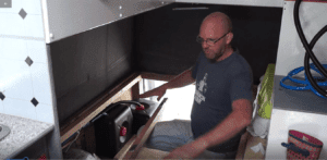 how to build a campervan bed